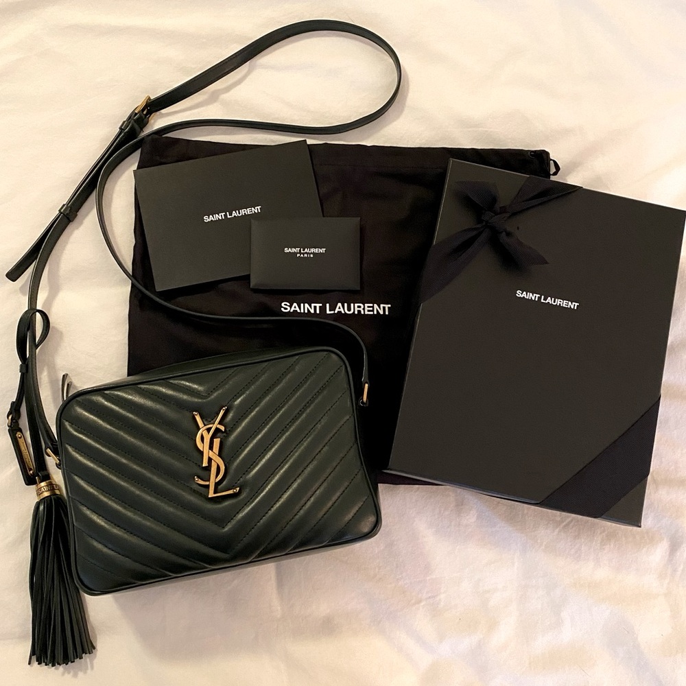 YSL Dark Green Lou Camera Bag BRAND NEW UNUSED